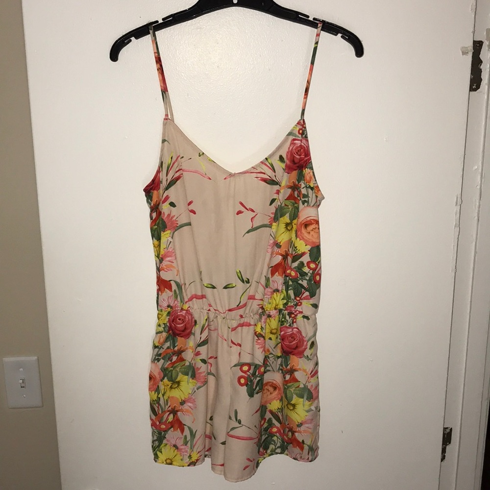Blush Floral Romper